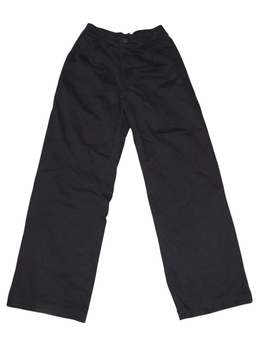 Alo Yoga High Waist Road Trip Trouser Wide Leg Pants Black Size Small